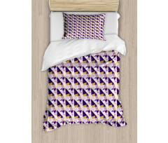 Angular Design Triangles Duvet Cover Set