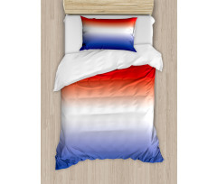 Patriotic Inspired Colors Duvet Cover Set