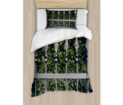 Outdoor Garden Fence Photo Duvet Cover Set