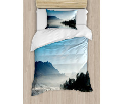 Lake Annecy France Sky Duvet Cover Set