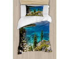 Lake Tahoe Kayaking Duvet Cover Set