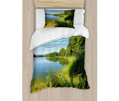 Coastline Trees Nature Duvet Cover Set