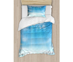 Fascinating Sky with Clouds Duvet Cover Set