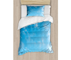 Open Summer Sky with Clouds Duvet Cover Set