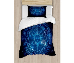 Alchemy Magic Circle Sun Face Duvet Cover Set