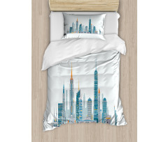 Megacity New York Illustration Duvet Cover Set