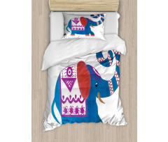 Elephant Nose Doodle Duvet Cover Set