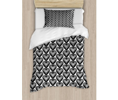 Abstract Romantic Hearts Duvet Cover Set