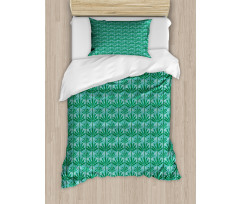 Banana Leaves Exotic Pattern Duvet Cover Set