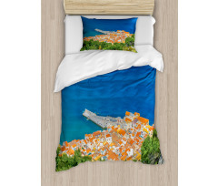 Seaside Village Cefalu Vista Duvet Cover Set