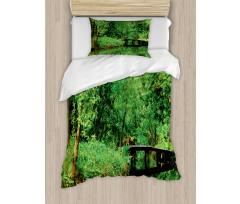 Foliage Forest Woodsy Duvet Cover Set