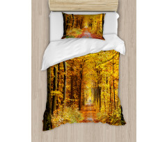 Foliage Leaves Autumn Duvet Cover Set