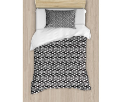 Abstract Brush Mark Art Duvet Cover Set