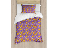 Sun and Sunglasses Pattern Duvet Cover Set