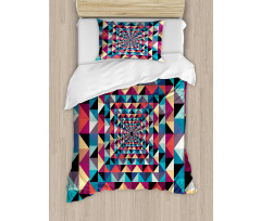 Visual Patchwork Retro Duvet Cover Set