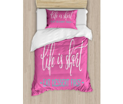 Style Eat Dessert First Duvet Cover Set