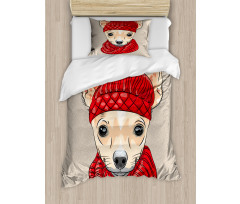 Fashionable Dog Duvet Cover Set