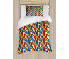 Geometric Modern Art Duvet Cover Set