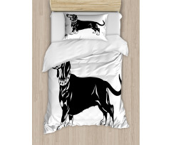 Long Torso Breed Dog Duvet Cover Set