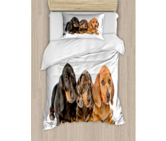 Puppies Lying Together Duvet Cover Set