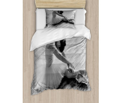 Young Dancer in Studio Duvet Cover Set