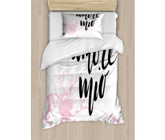 Amore Mio with Flower Duvet Cover Set