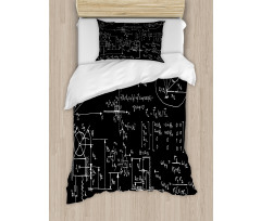 Mechanical Formula Sketched Duvet Cover Set