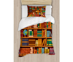 Academic Bookshelves Design Duvet Cover Set