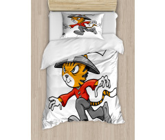 Warrior Cartoon Duvet Cover Set