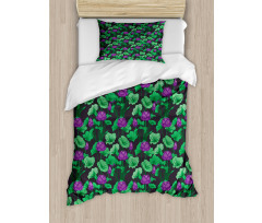 East Floral Elements Duvet Cover Set