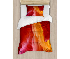 Color Hues of Eroded Stone Duvet Cover Set