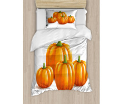 Fall Season Fruits Duvet Cover Set