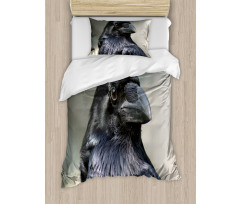 Close up Bird Portrait Duvet Cover Set