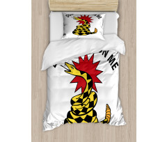 Rattlesnake Warn Duvet Cover Set