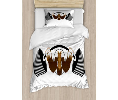 Strong Boar Lifts Barbell Duvet Cover Set