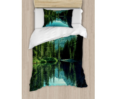 Tree Reflections on Calm Water Duvet Cover Set