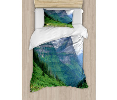 Summer Landscape with Grass Duvet Cover Set