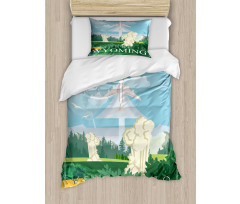 Traveling Equality State Duvet Cover Set