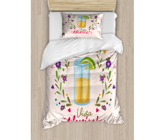 Floral Viva Mexico Duvet Cover Set