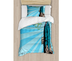 Retro Handsome Passenger Duvet Cover Set