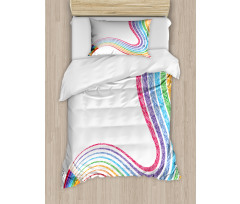 Imagination Themed Pencils Duvet Cover Set