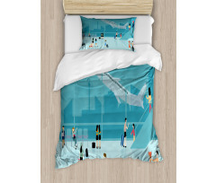 Doodle Terminal Composition Duvet Cover Set