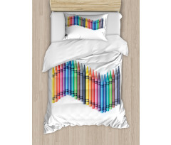 Tiny Wavy Painting Craft Duvet Cover Set