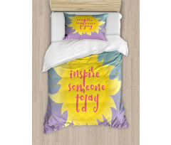 Words on Sun Duvet Cover Set