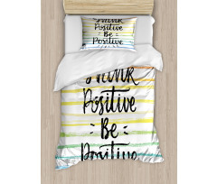 Motive Rainbow Line Duvet Cover Set