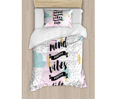 Mind Vibes Life Duvet Cover Set