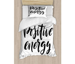 Cursive Vibe Duvet Cover Set