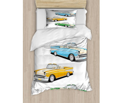 Roadsters Old Vintage Duvet Cover Set