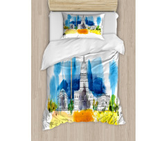 White House Paint Duvet Cover Set