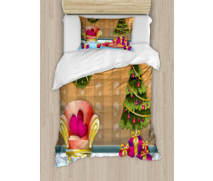 Noel Room Cartoon Duvet Cover Set